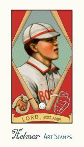 Picture of Helmar Brewing Baseball Card of Harry Lord, card number 59 from series Helmar Stamps