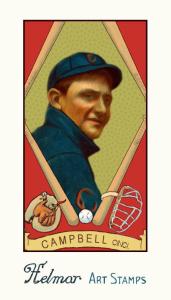 Picture of Helmar Brewing Baseball Card of Billy Campbell, card number 68 from series Helmar Stamps