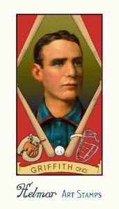 Picture of Helmar Brewing Baseball Card of Clark GRIFFITH (HOF), card number 75 from series Helmar Stamps