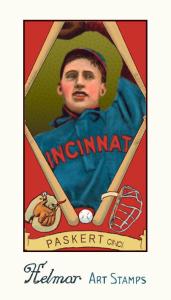 Picture, Helmar Brewing, Helmar Stamps Card # 86, Dode Paskert, , Cincinnati Reds