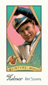 Picture of Helmar Brewing Baseball Card of Harry Mcintyre, card number 89 from series Helmar Stamps