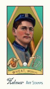 Picture of Helmar Brewing Baseball Card of Zack WHEAT (HOF), card number 93 from series Helmar Stamps