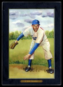 Picture of Helmar Brewing Baseball Card of Preacher Roe, card number 32 from series Helmar T4