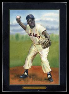 Picture, Helmar Brewing, Helmar T4 Card # 37, Minnie Minoso, Arm up; posed to throw, Chicago White Sox