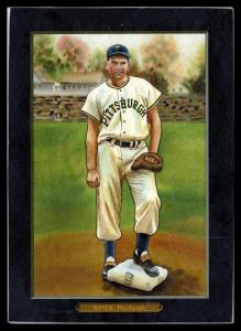 Picture, Helmar Brewing, Helmar T4 Card # 55, Ralph KINER (HOF), Foot on base, Pittsburgh Pirates