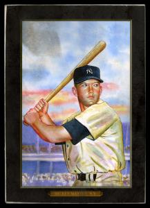 Picture of Helmar Brewing Baseball Card of Mickey MANTLE (HOF), card number 90 from series Helmar T4