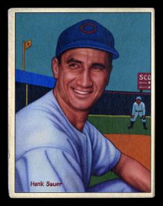 Picture of Helmar Brewing Baseball Card of Sauer, Hank, card number 101 from series Helmar This Great Game