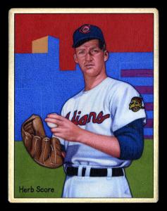Picture, Helmar Brewing, Helmar This Great Game Card # 102, Score, Herb, Building, glove, ball, Cleveland Indians