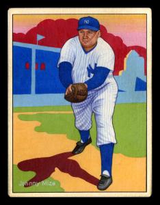 Picture, Helmar Brewing, Helmar This Great Game Card # 12, Johnny MIZE, Leaning forward, catching , New York Yankees