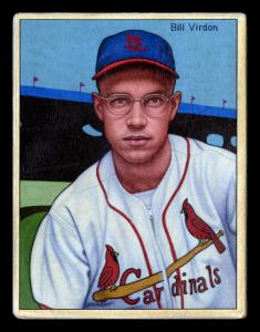 Picture, Helmar Brewing, Helmar This Great Game Card # 140, Bill Virdon, Portrait, St. Louis Cardinals