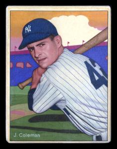 Picture of Helmar Brewing Baseball Card of Jerry Coleman, card number 149 from series Helmar This Great Game