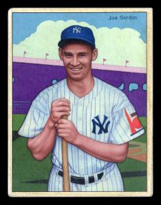 Picture of Helmar Brewing Baseball Card of Joe Gordon, card number 154 from series Helmar This Great Game