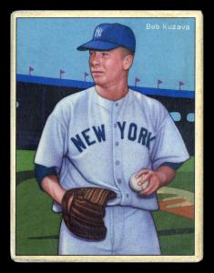 Picture, Helmar Brewing, Helmar This Great Game Card # 158, Bob Kuzava, Ball in hand, blue sky, New York Yankees