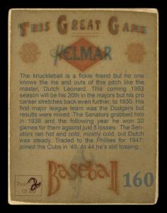 Picture, Helmar Brewing, Helmar This Great Game Card # 160, Emil 