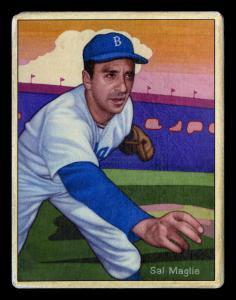 Picture of Helmar Brewing Baseball Card of Sal 