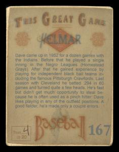 Picture, Helmar Brewing, Helmar This Great Game Card # 167, Dave Pope, On one knee with bat, Baltimore Orioles