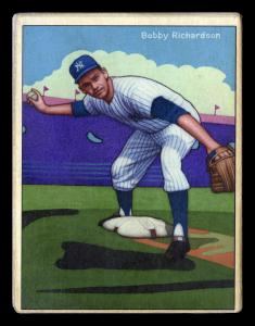 Picture of Helmar Brewing Baseball Card of Bobby Richardson, card number 170 from series Helmar This Great Game