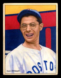 Picture, Helmar Brewing, Helmar This Great Game Card # 17, Dom DiMaggio, Portrait, big smile, Boston Red Sox