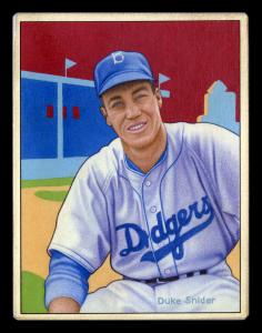 Picture, Helmar Brewing, Helmar This Great Game Card # 18, Duke SNIDER (HOF), Sitting, smiling, Brooklyn Dodgers