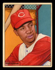 Picture, Helmar Brewing, Helmar This Great Game Card # 23, Frank Robinson (HOF), With bat, chest up, Cincinnati Reds
