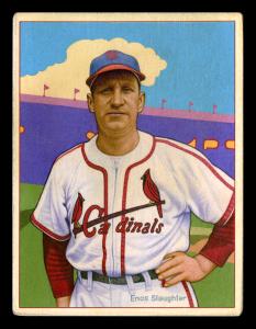 Picture, Helmar Brewing, Helmar This Great Game Card # 25, Enos SLAUGHTER (HOF), Hand on hip, St. Louis Cardinals