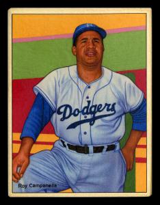 Picture of Helmar Brewing Baseball Card of Roy CAMPANELLA (HOF), card number 38 from series Helmar This Great Game