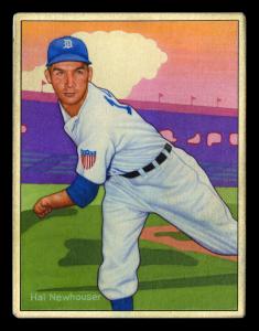 Picture of Helmar Brewing Baseball Card of Hal NEWHOUSER (HOF), card number 51 from series Helmar This Great Game