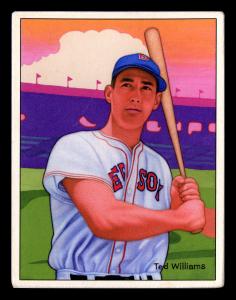 Picture, Helmar Brewing, Helmar This Great Game Card # 56, Ted WILLIAMS (HOF), Bat up, Boston Red Sox