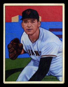 Picture of Helmar Brewing Baseball Card of Antonelli, Johnny, card number 58 from series Helmar This Great Game