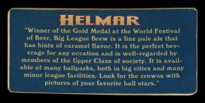 Picture, Helmar Brewing, Helmar Trolley Card Card # 24, Joe MEDWICK (HOF), Portrait, St Louis Cardinals