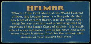 Picture, Helmar Brewing, Helmar Trolley Card Card # 4, Frank CHANCE, Portrait, Chicago Cubs