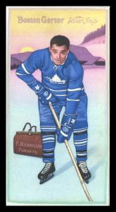 Picture, Helmar Brewing, Hockey Icers Card # 27, Frank MAHOVLICH, Setting Sun, Toronto Maple Leafs