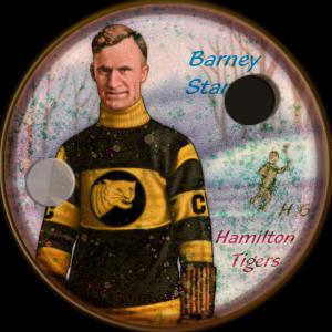 Picture of Helmar Brewing Baseball Card of Barney STANLEY, card number 6 from series Hockey Icers