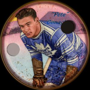 Picture, Helmar Brewing, Hockey Icers Card # 9, Charlie Conacher, Blue Maple Leaf jersey, Dexterity Hand Puzzle, Toronto Maple Leafs