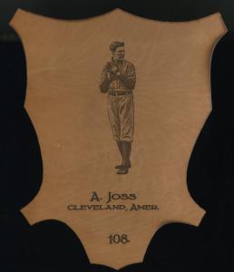 Picture, Helmar Brewing, L1-Helmar Card # 108, Addie JOSS (HOF), Arms at chest, Cleveland Indians