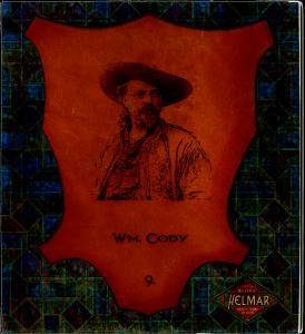 Picture of Helmar Brewing Baseball Card of William Cody, card number 9 from series L1 Helmar Leather Cabinet