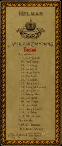 Picture, Helmar Brewing, L3-Helmar Cabinet Card # 10, Fred Tenney, Portrait, Boston Americans
