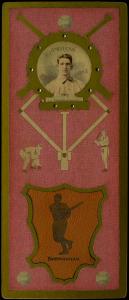 Picture of Helmar Brewing Baseball Card of Roger BRESNAHAN (HOF), card number 120 from series L3-Helmar Cabinet