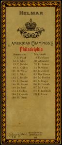 Picture, Helmar Brewing, L3-Helmar Cabinet Card # 144, Eddie COLLINS, Portrait, Philadelphia Americans