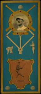 Picture, Helmar Brewing, L3-Helmar Cabinet Card # 165, Jim Thorpe, Portrait, New York Giants