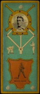 Picture, Helmar Brewing, L3-Helmar Cabinet Card # 187, Monte Cross, Portrait, Philadelphia Nationals