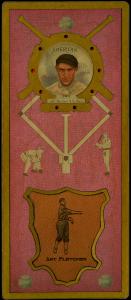 Picture, Helmar Brewing, L3-Helmar Cabinet Card # 193, Art Fletcher, Portrait, New York Giants