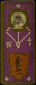 Picture, Helmar Brewing, L3-Helmar Cabinet Card # 196, Jack Fournier, Portrait, Chicago American Giants