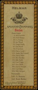 Picture, Helmar Brewing, L3-Helmar Cabinet Card # 203, Carl Mays, Portrait, Boston Americans