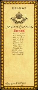 Picture, Helmar Brewing, L3-Helmar Cabinet Card # 25, Bill Wambsganss, Portrait, Cleveland Americans