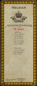 Picture, Helmar Brewing, L3-Helmar Cabinet Card # 27, Bobby WALLACE (HOF), Portrait, St. Louis Americans