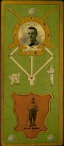 Picture of Helmar Brewing Baseball Card of Amos RUSIE (HOF), card number 28 from series L3-Helmar Cabinet