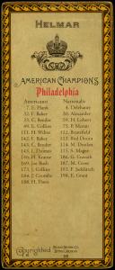 Picture, Helmar Brewing, L3-Helmar Cabinet Card # 49, Eddie COLLINS, Portrait, Philadelphia Americans