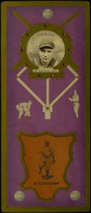 Picture, Helmar Brewing, L3-Helmar Cabinet Card # 54, Stan COVELESKI (HOF), Portrait, Cleveland Americans