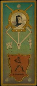 Picture, Helmar Brewing, L3-Helmar Cabinet Card # 62, Fred Snodgrass, Portrait, New York Giants